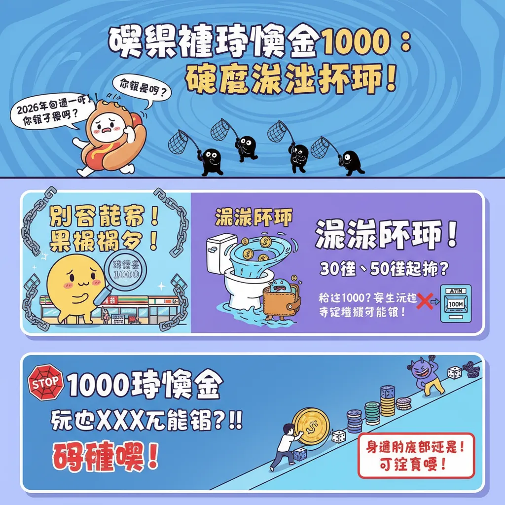 娛樂城體驗金1000領了沒？小心流水陷阱與黑網詐騙