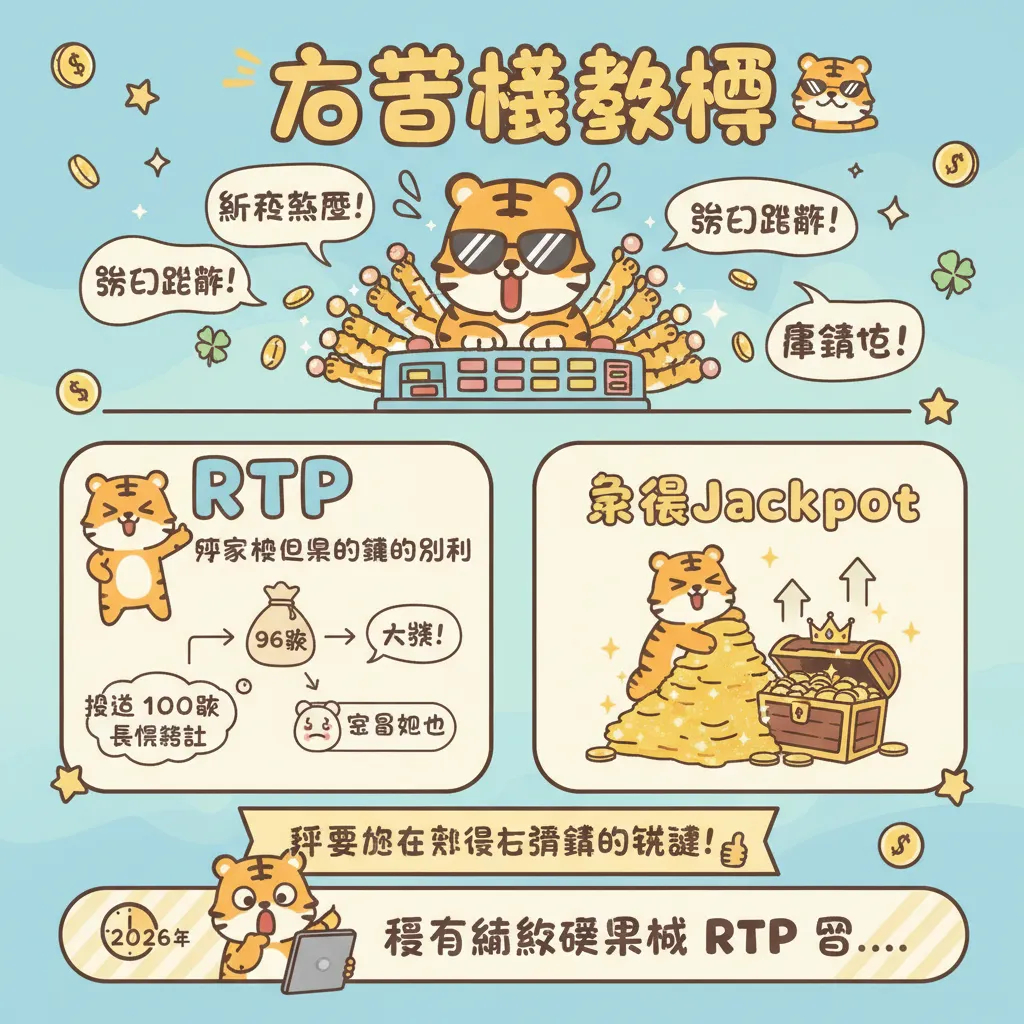 線上老虎機玩法破解：RTP跟累積Jackpot的祕密