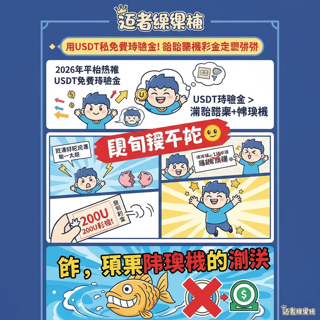 用USDT拿免費體驗金！刮刮樂捕魚機彩金這樣刷
