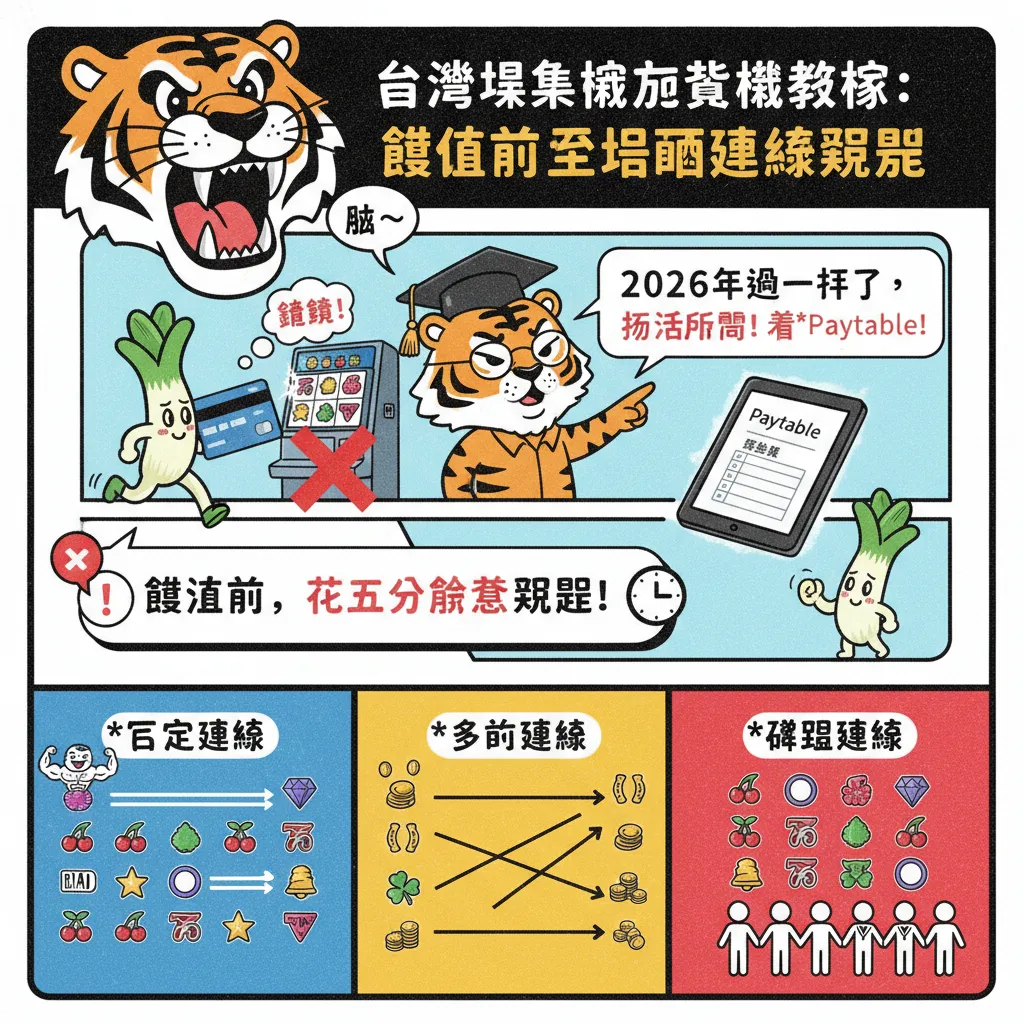 臺灣娛樂城老虎機教學：儲值前先搞懂連線規則